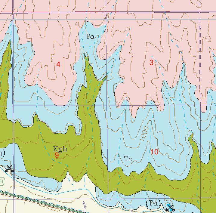 small geologic map