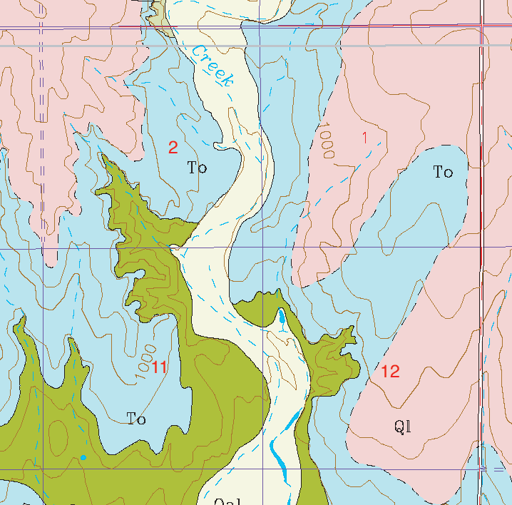 small geologic map