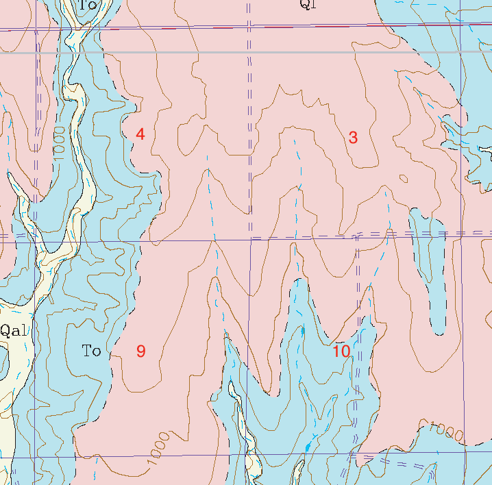 small geologic map