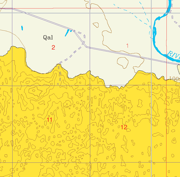 small geologic map