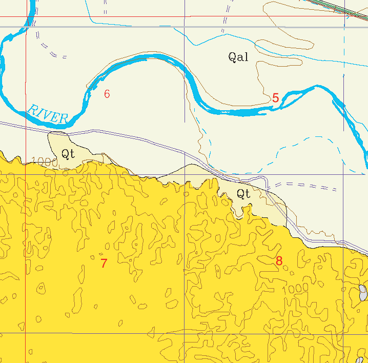 small geologic map