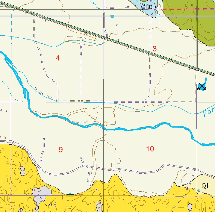 small geologic map
