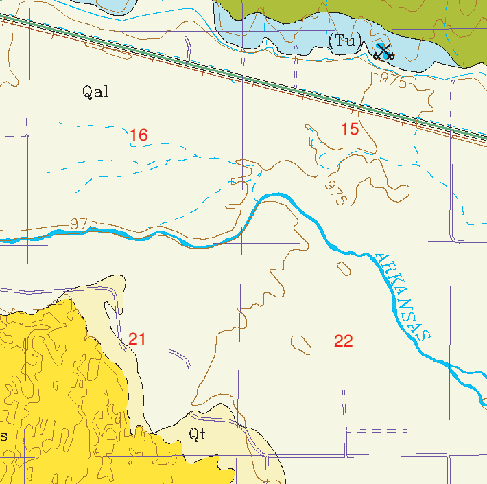 small geologic map