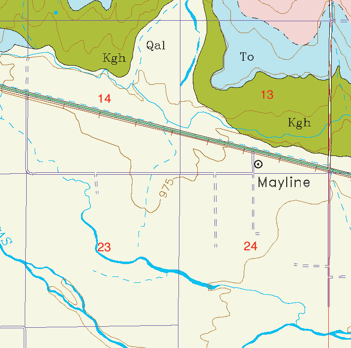 small geologic map