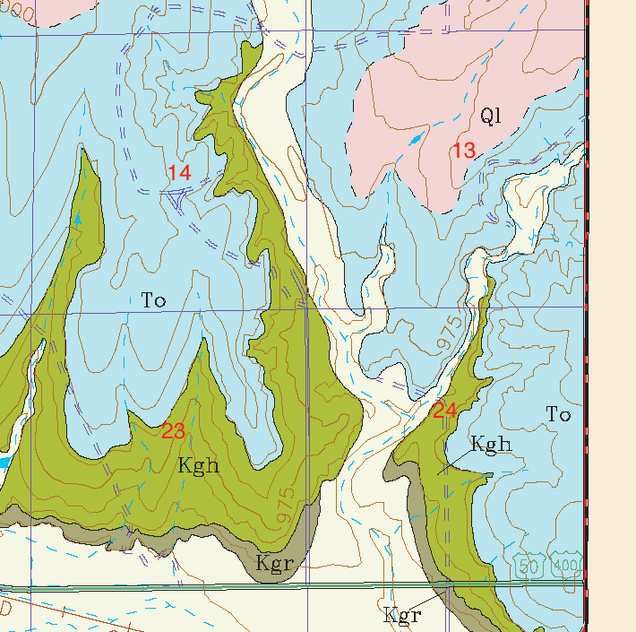 small geologic map