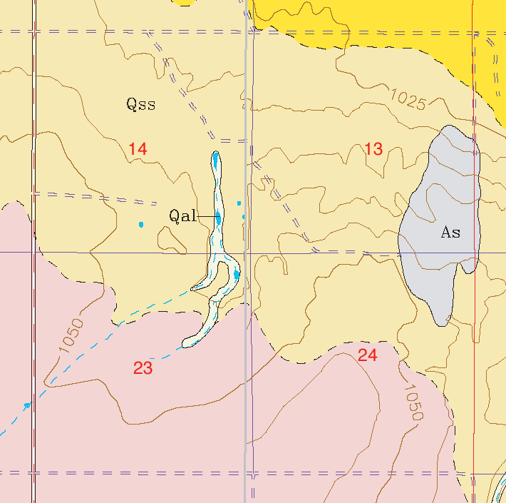 small geologic map