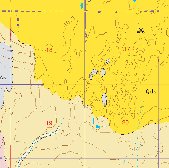 small geologic map