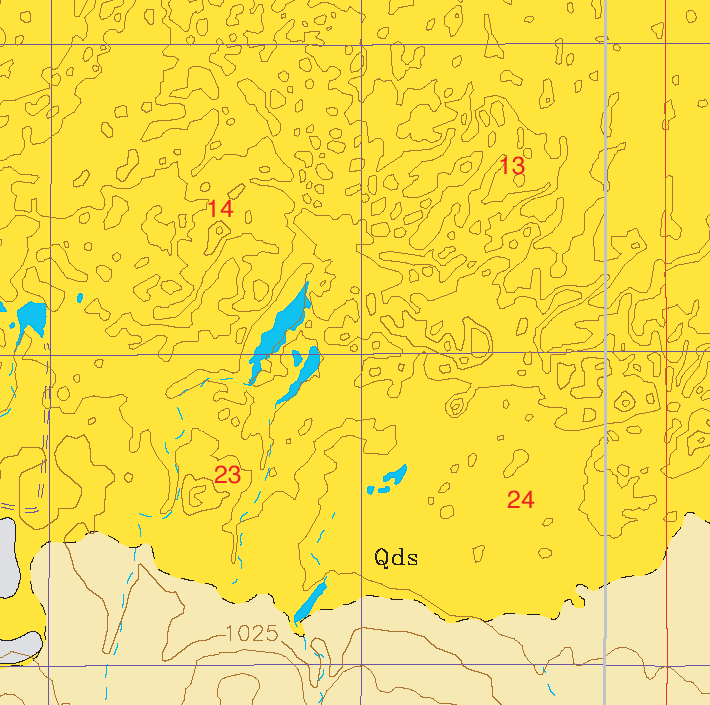 small geologic map