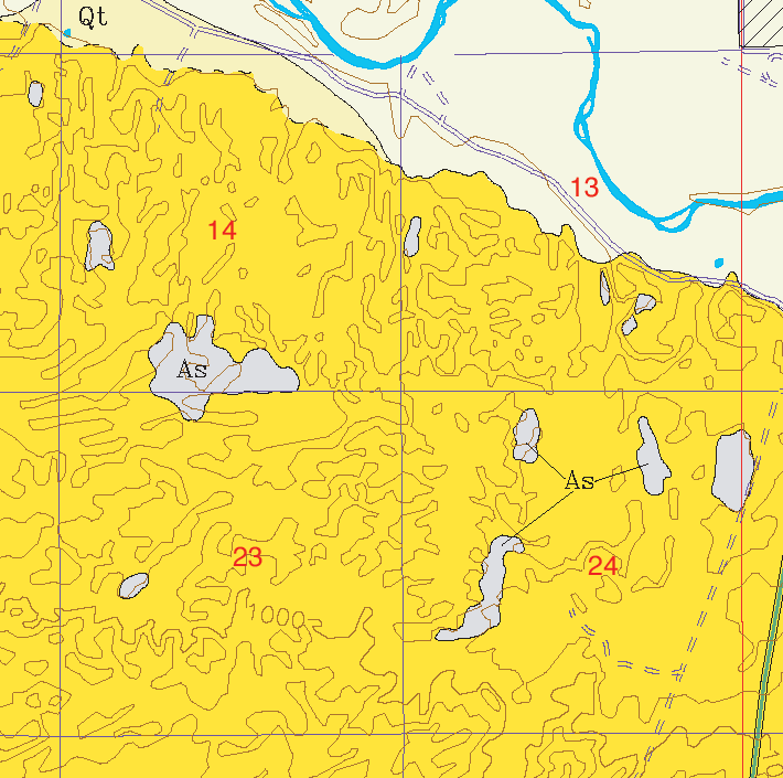 small geologic map