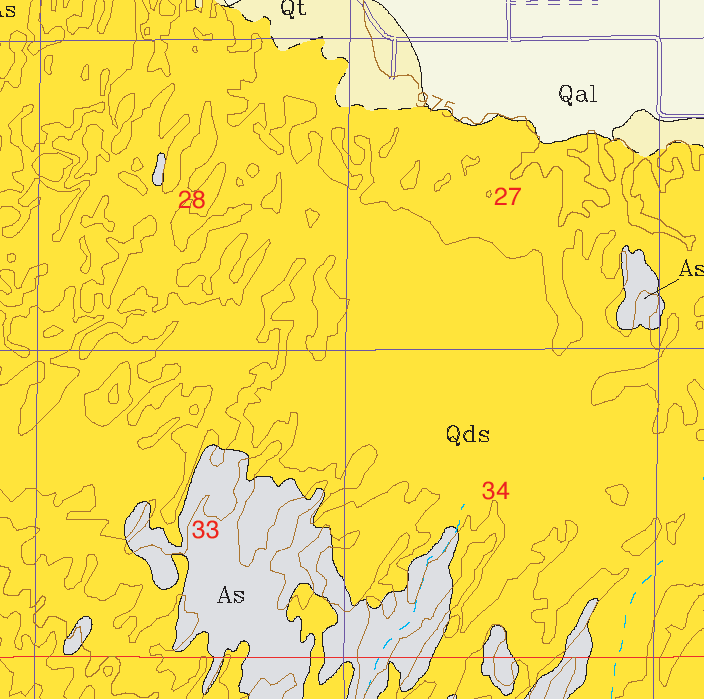 small geologic map