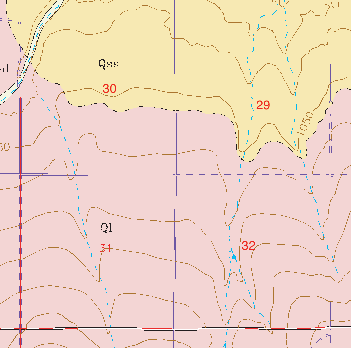 small geologic map