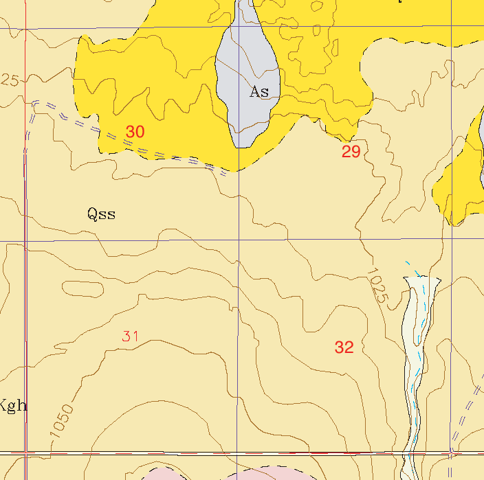 small geologic map