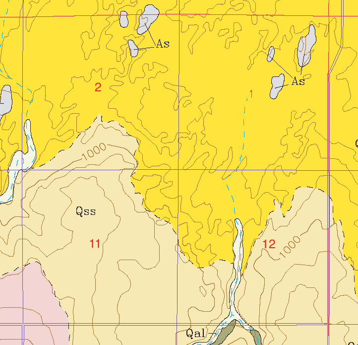 small geologic map