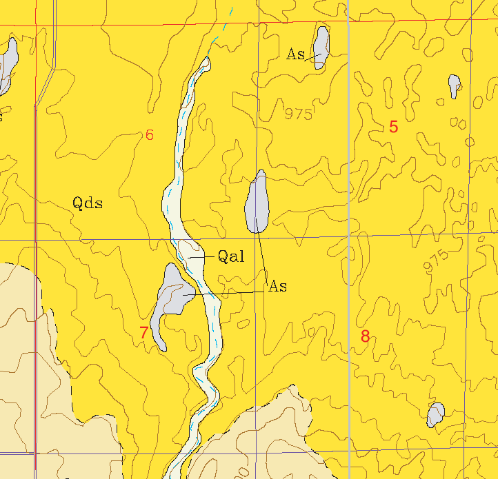 small geologic map
