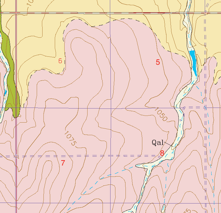 small geologic map