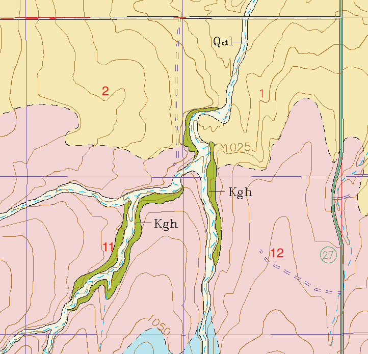 small geologic map