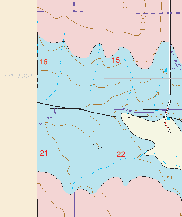 small geologic map