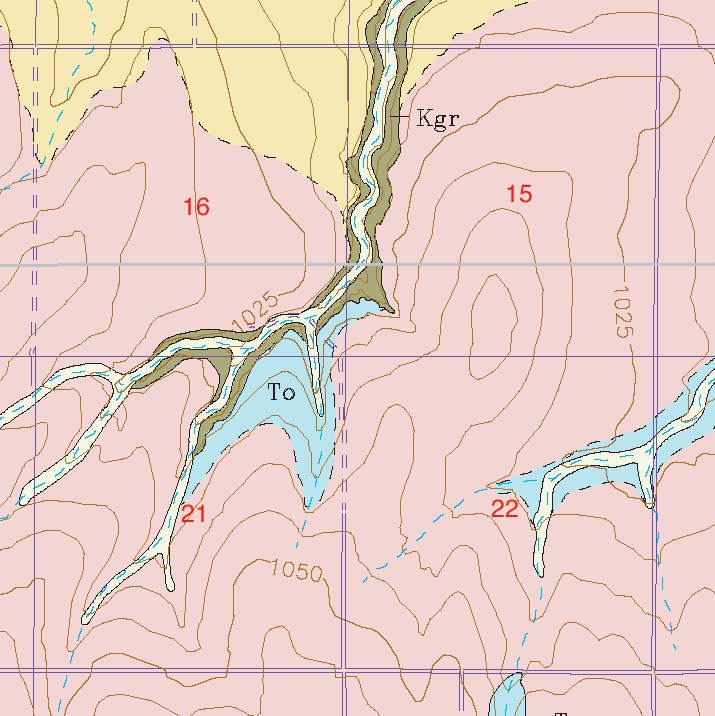 small geologic map