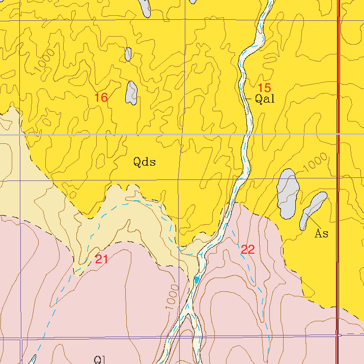 small geologic map