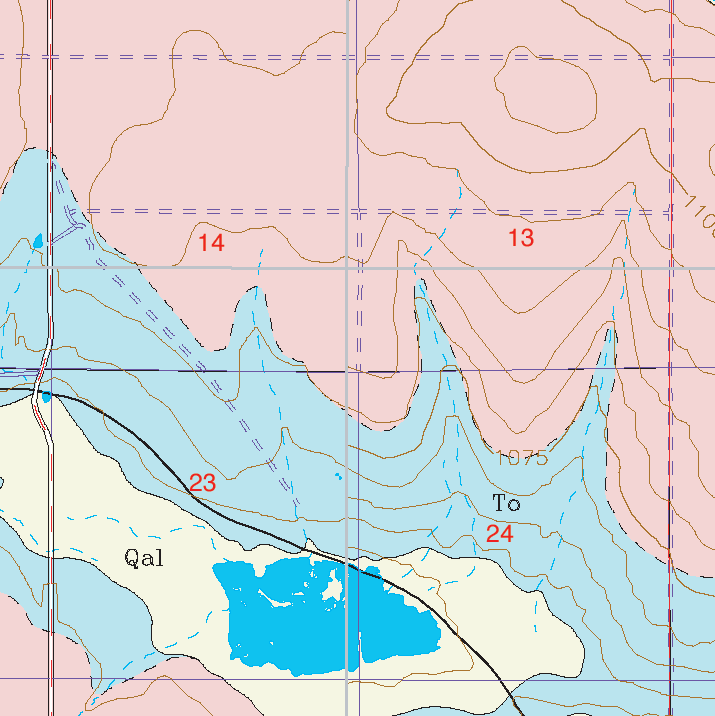 small geologic map