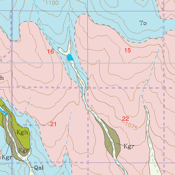 small geologic map