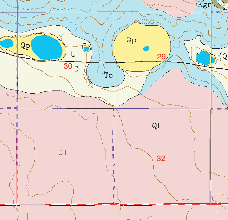 small geologic map