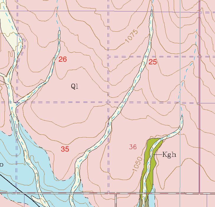 small geologic map