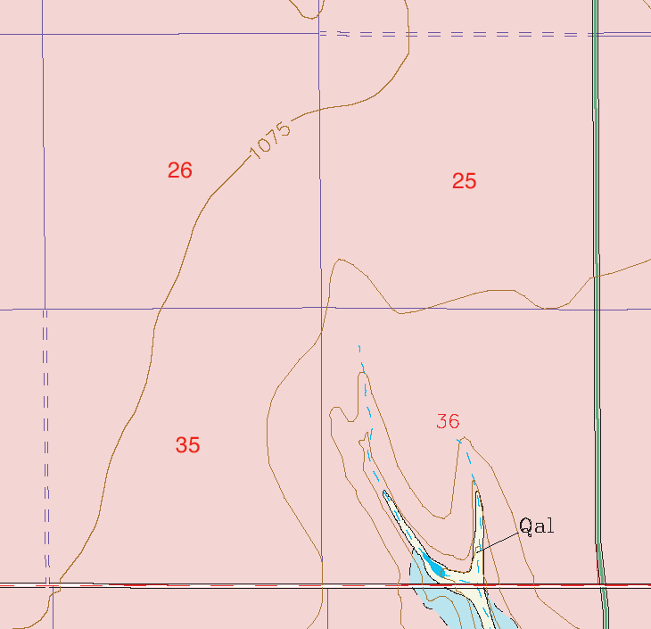 small geologic map