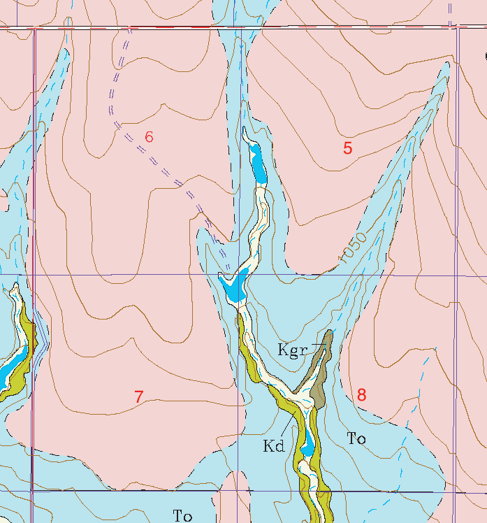 small geologic map