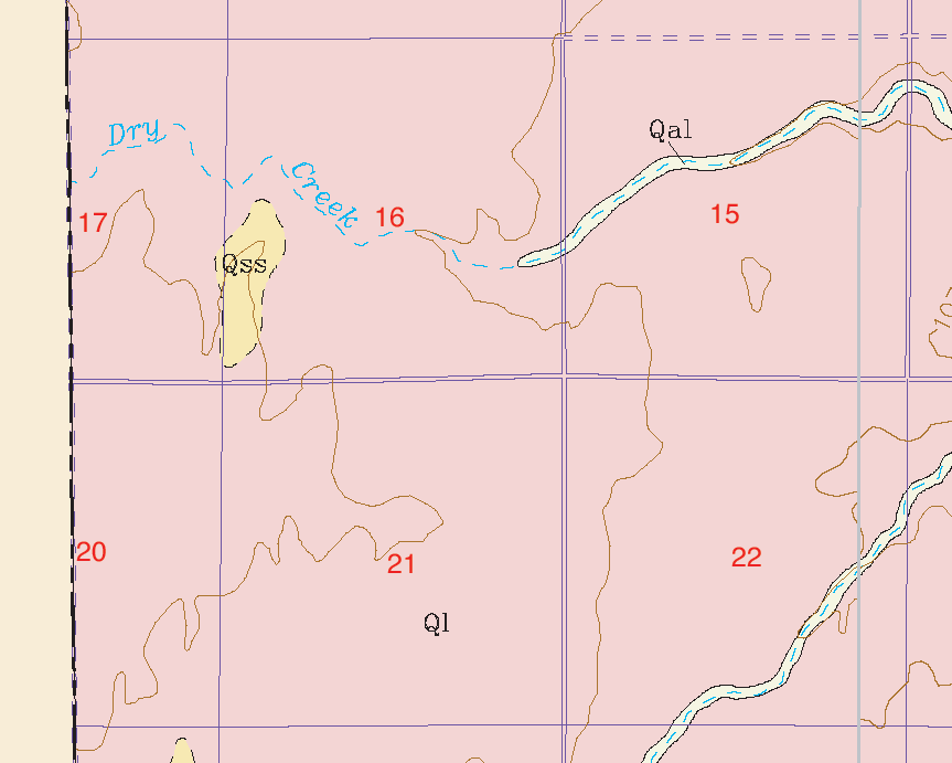 small geologic map