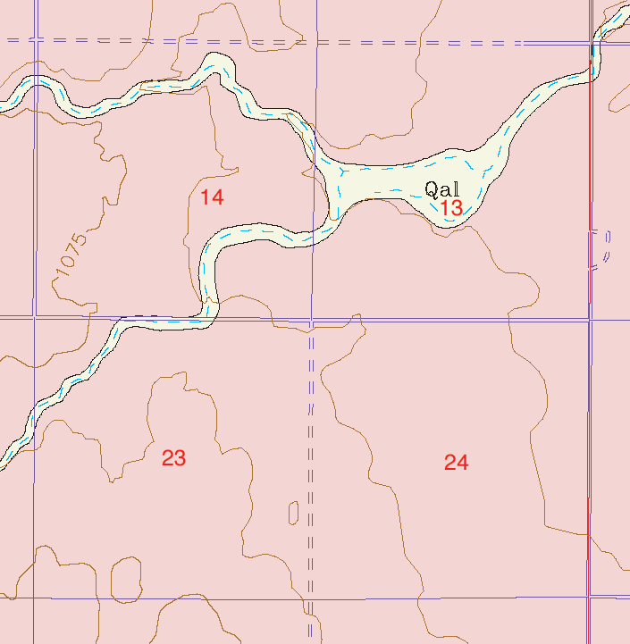 small geologic map