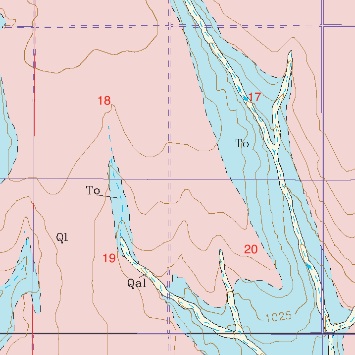 small geologic map