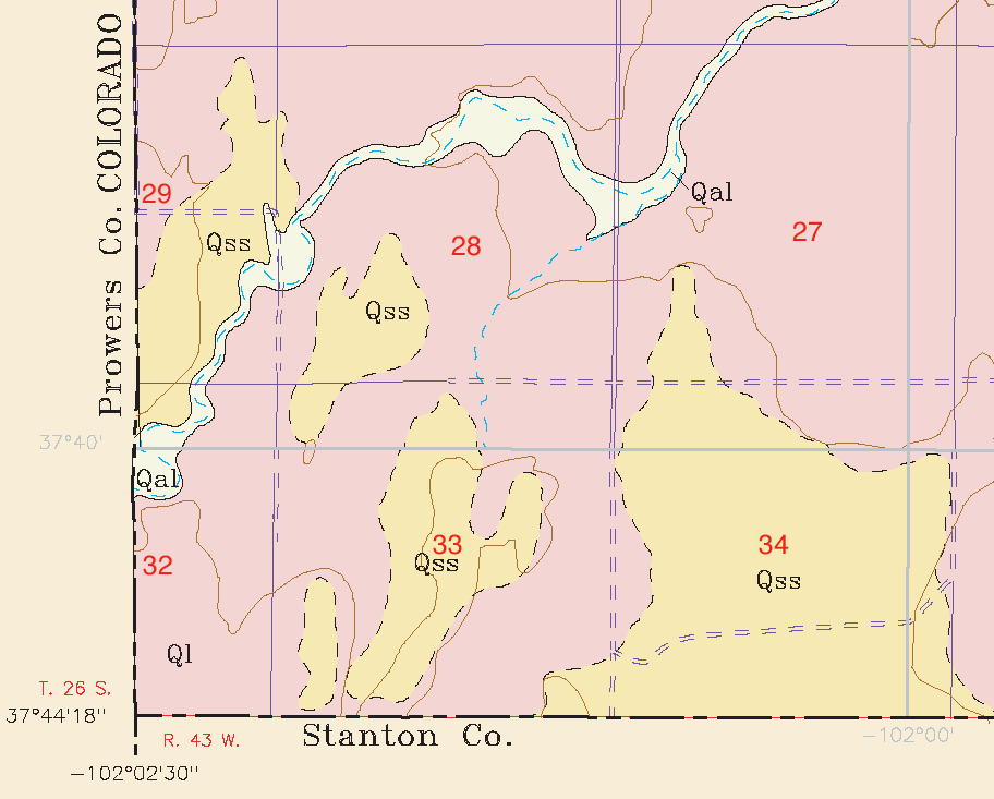 small geologic map