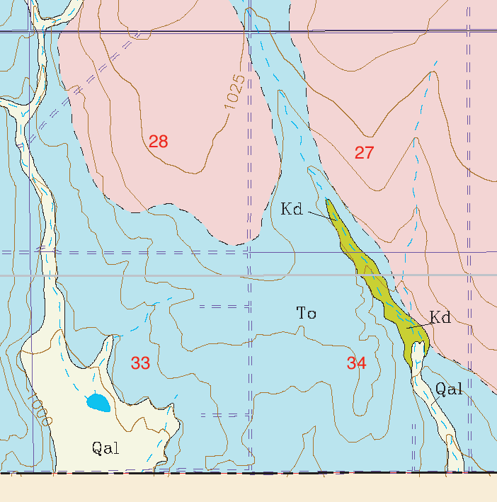 small geologic map