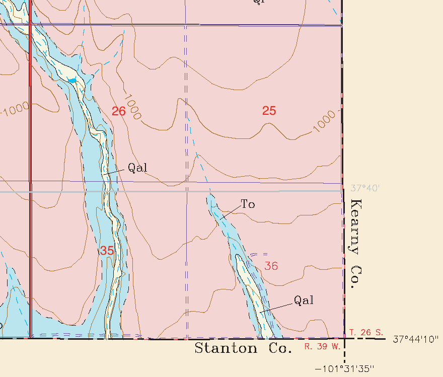 small geologic map