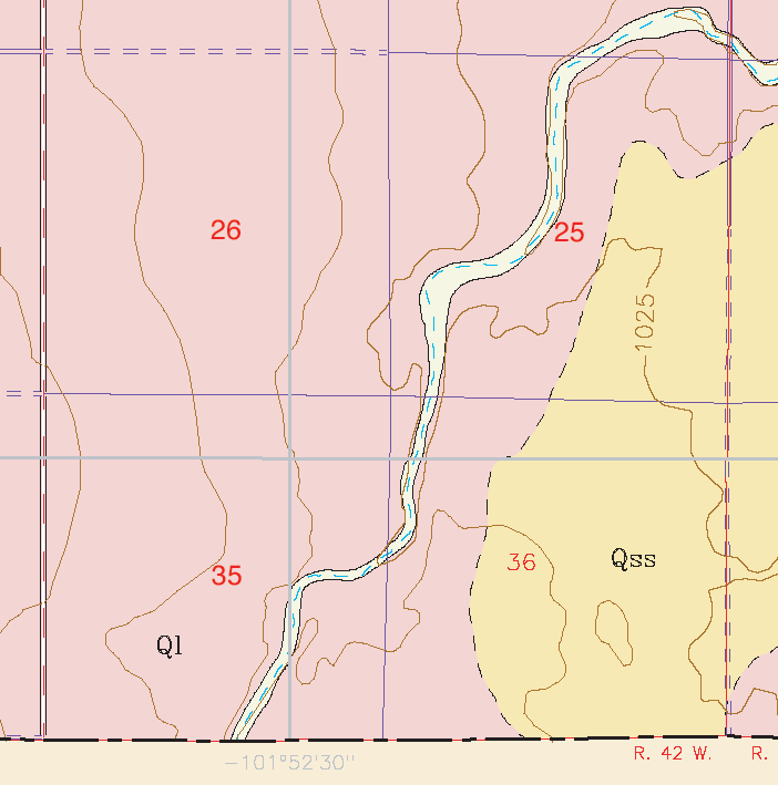 small geologic map
