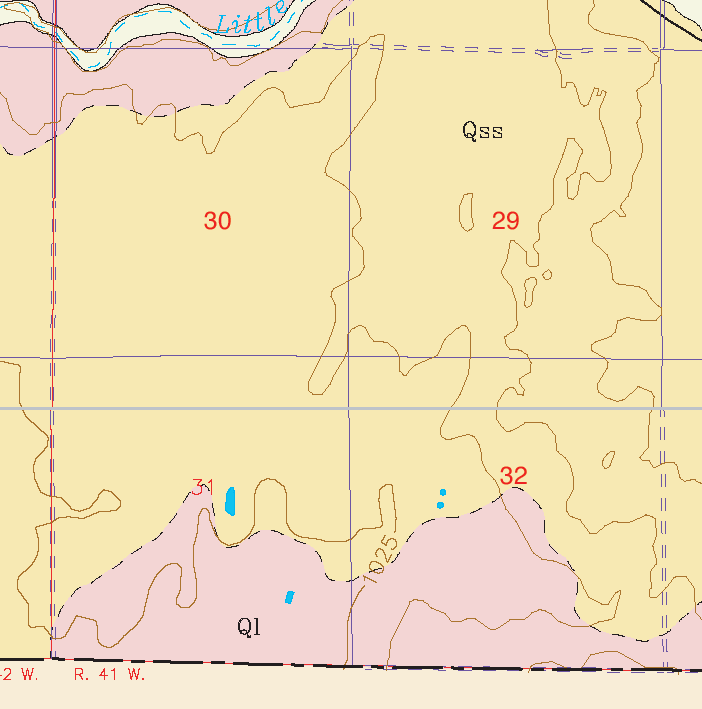 small geologic map