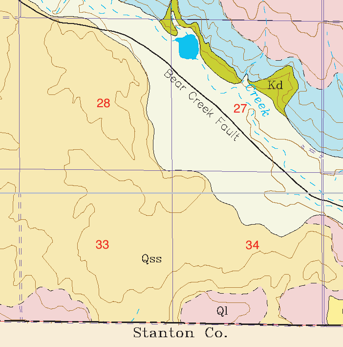 small geologic map