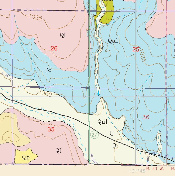 small geologic map