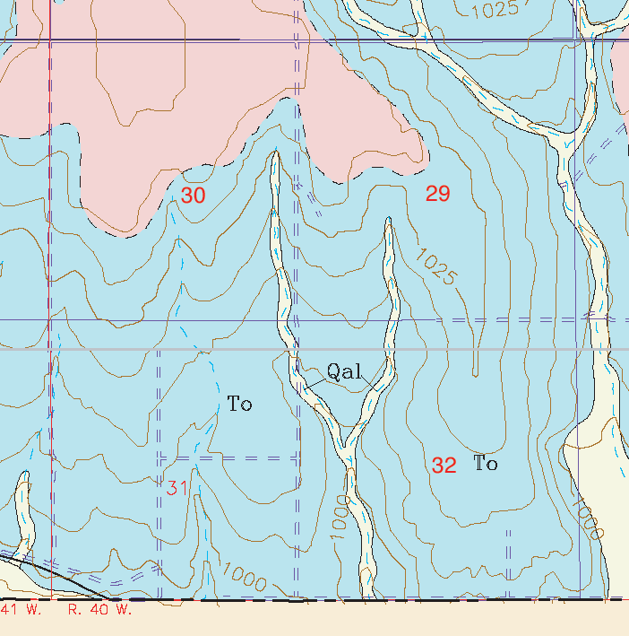 small geologic map