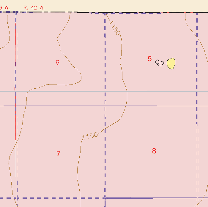 small geologic map
