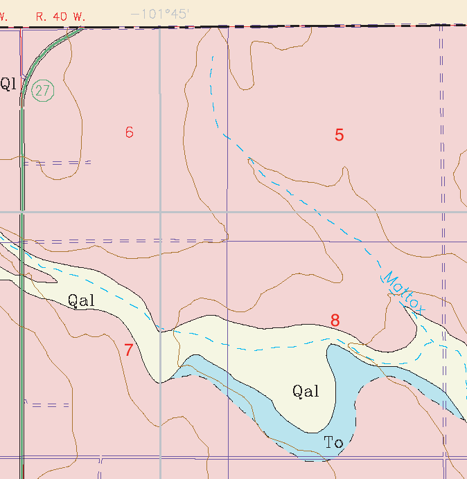 small geologic map