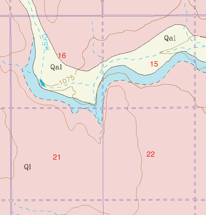 small geologic map