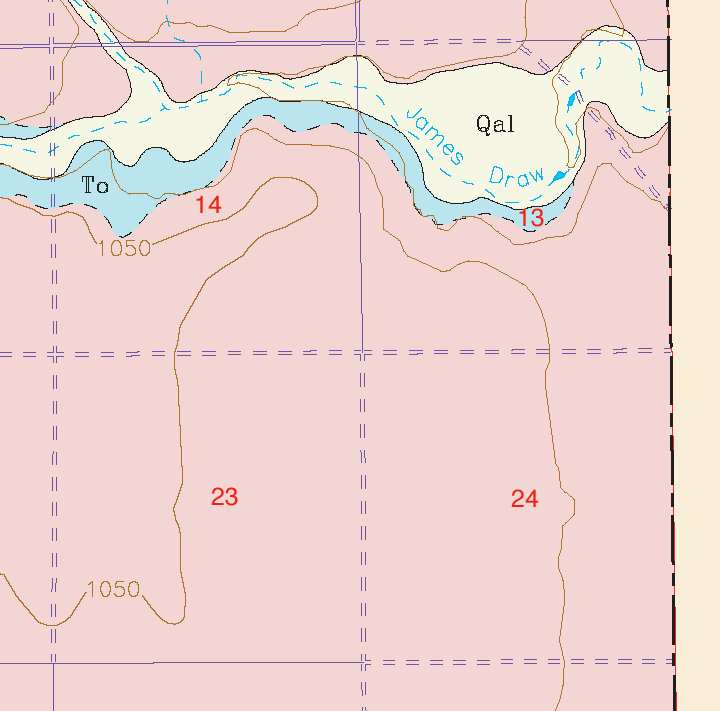 small geologic map