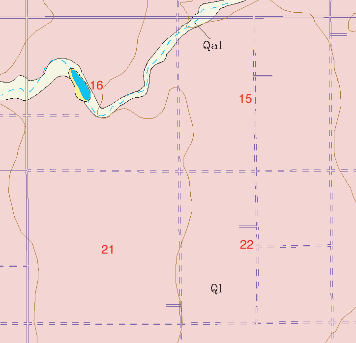 small geologic map