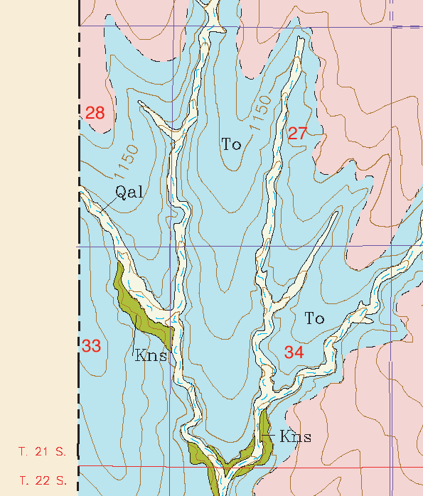 small geologic map