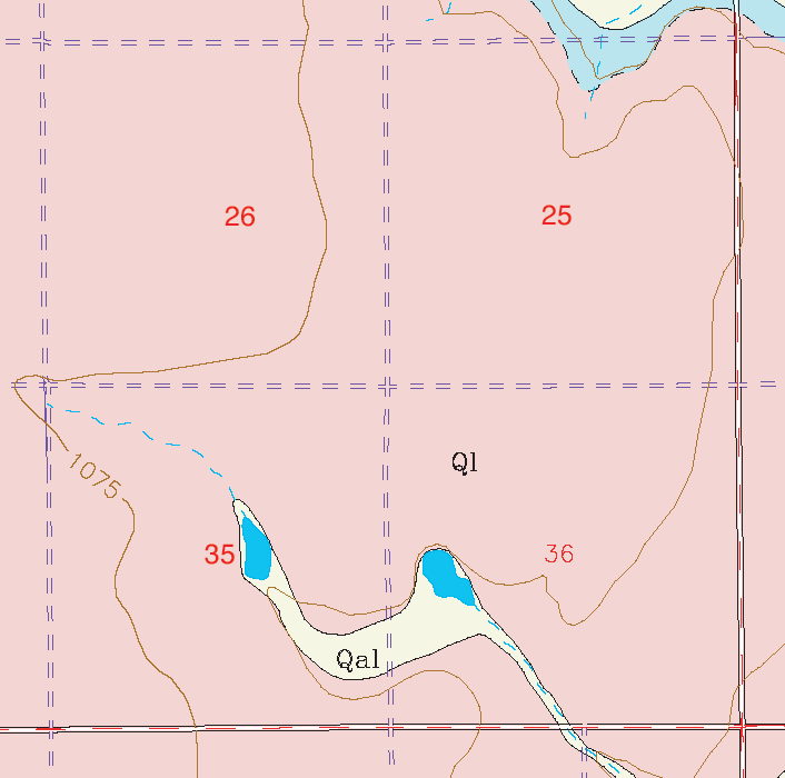 small geologic map