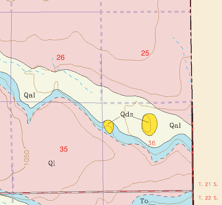 small geologic map