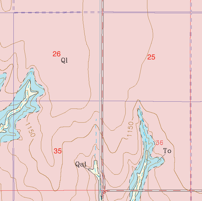 small geologic map
