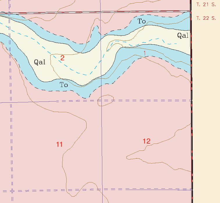small geologic map